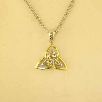 Double -Trinity Silver Pendant J60CE046